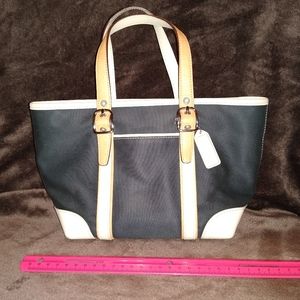 Coach canvas tote